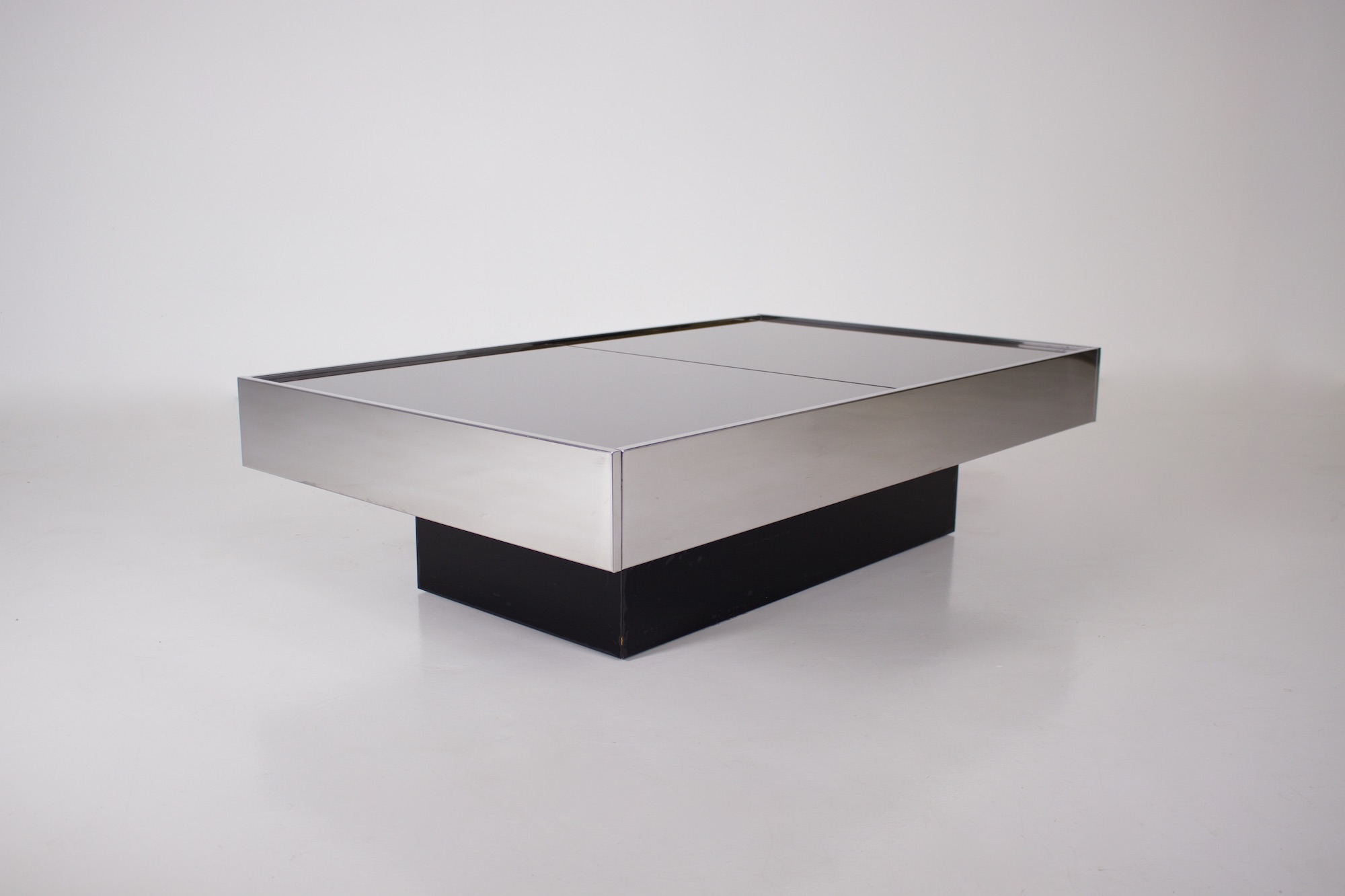 Table basse ouvrante en bar, Rizzo & Cidue 1970. - Meubles Vintage